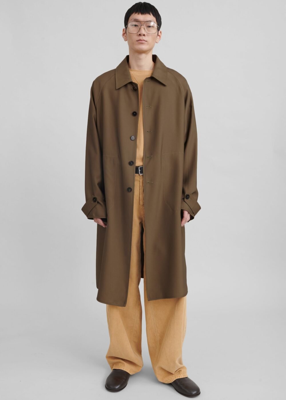 Oversized Coat - Camel - Image 16