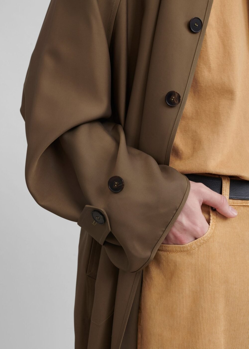 Oversized Coat - Camel - Image 17