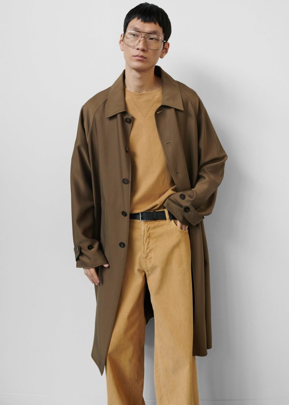 Oversized Coat - Camel - Image 14