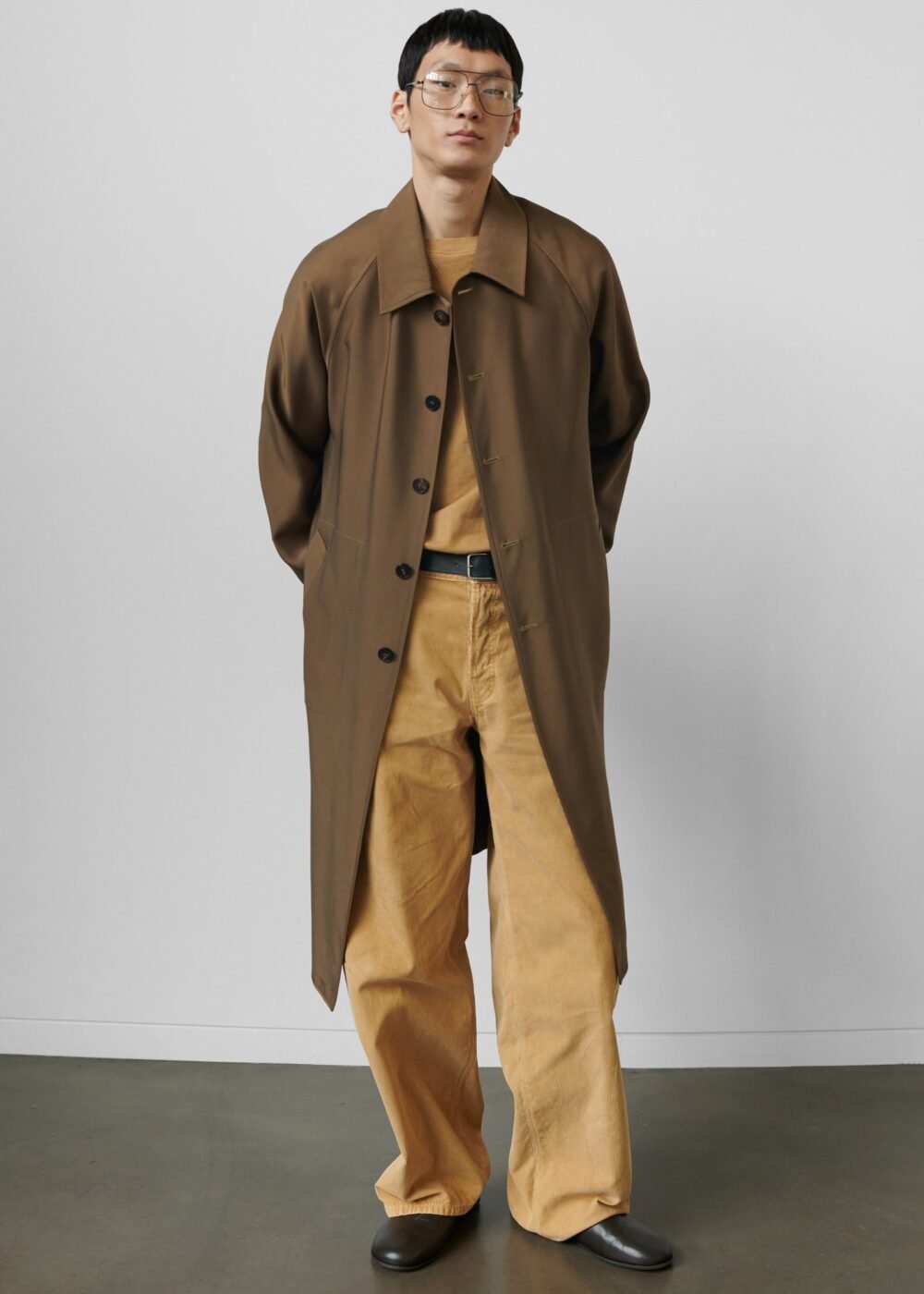 Oversized Coat - Camel - Image 15