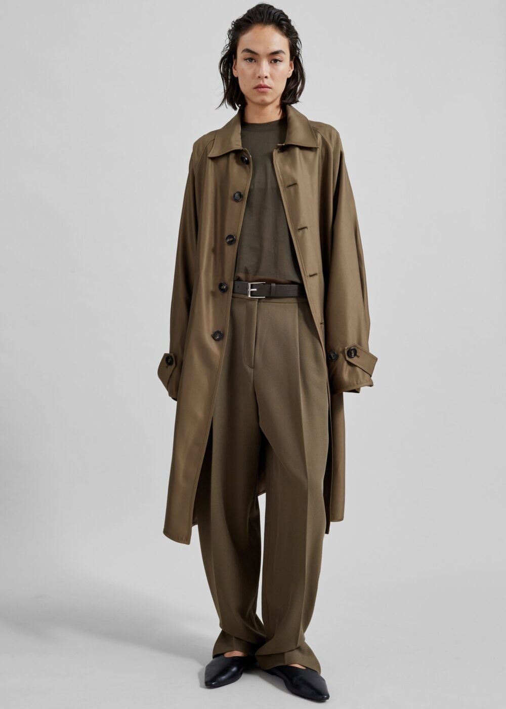 Oversized Coat - Camel - Image 4