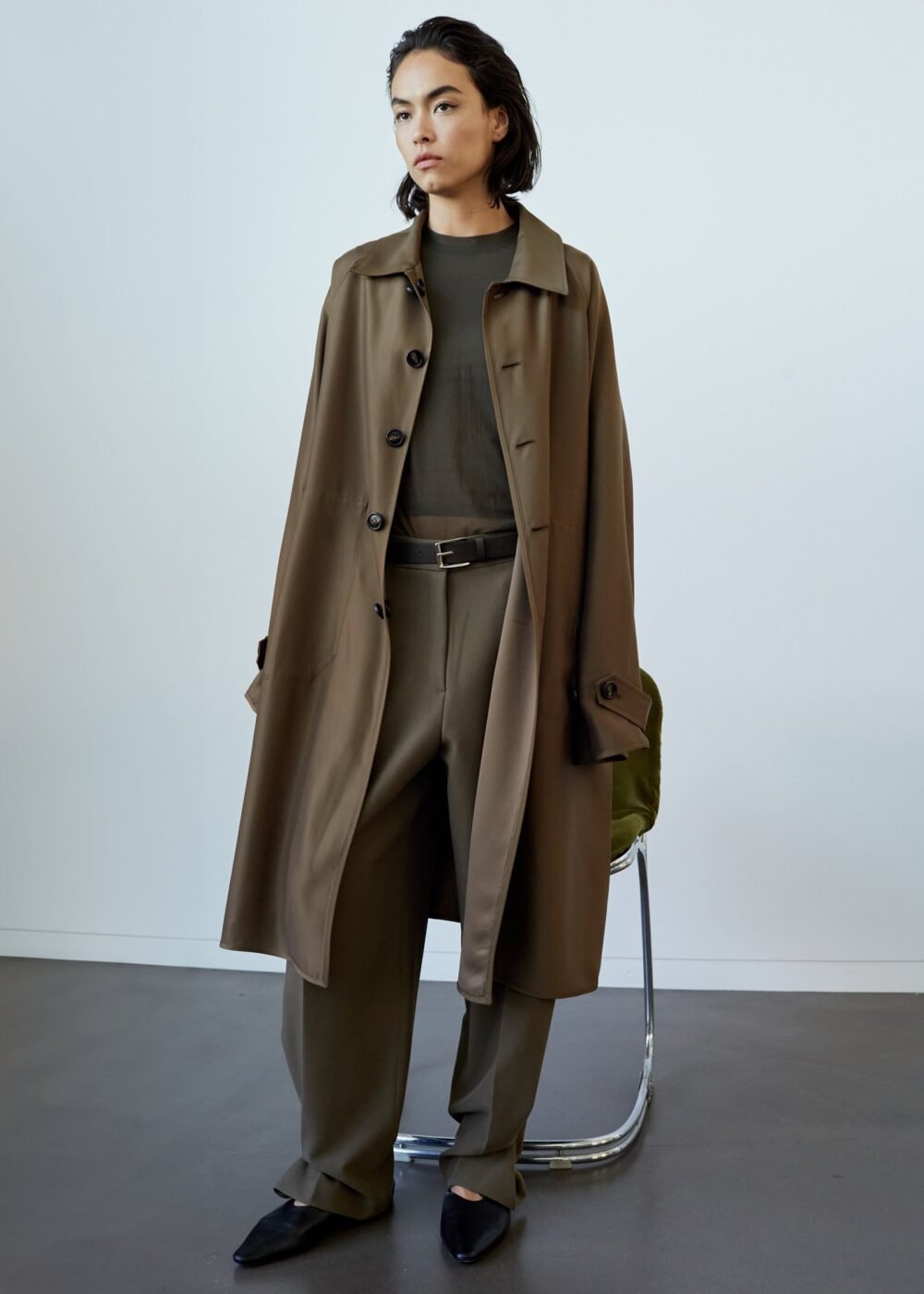 Oversized Coat - Camel - Image 3