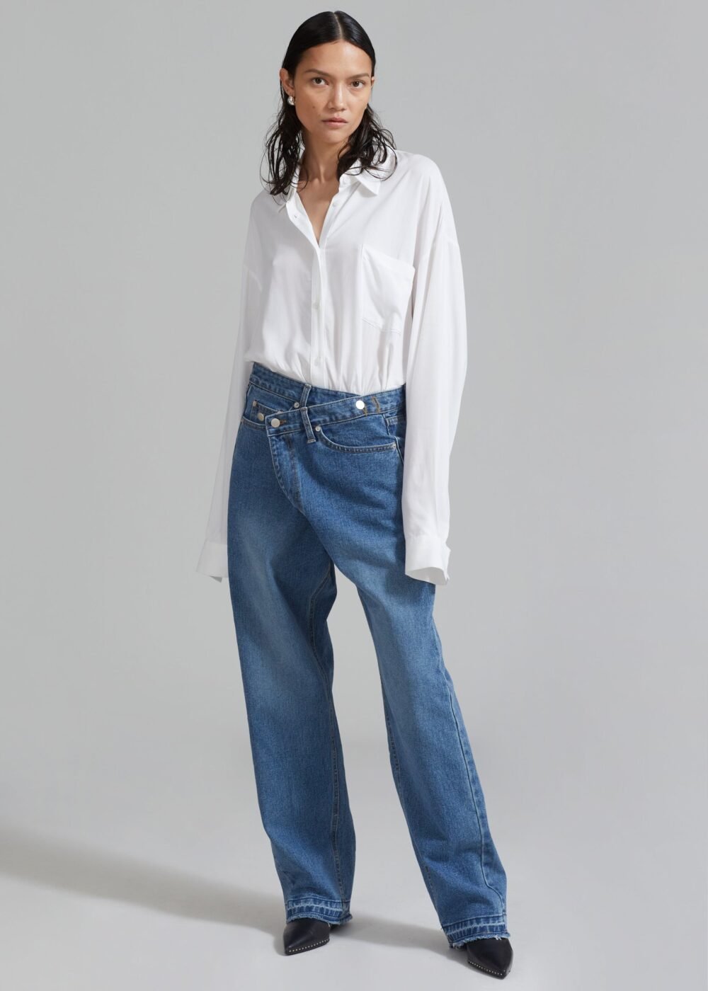 Denim Pants - Medium Wash - Image 4