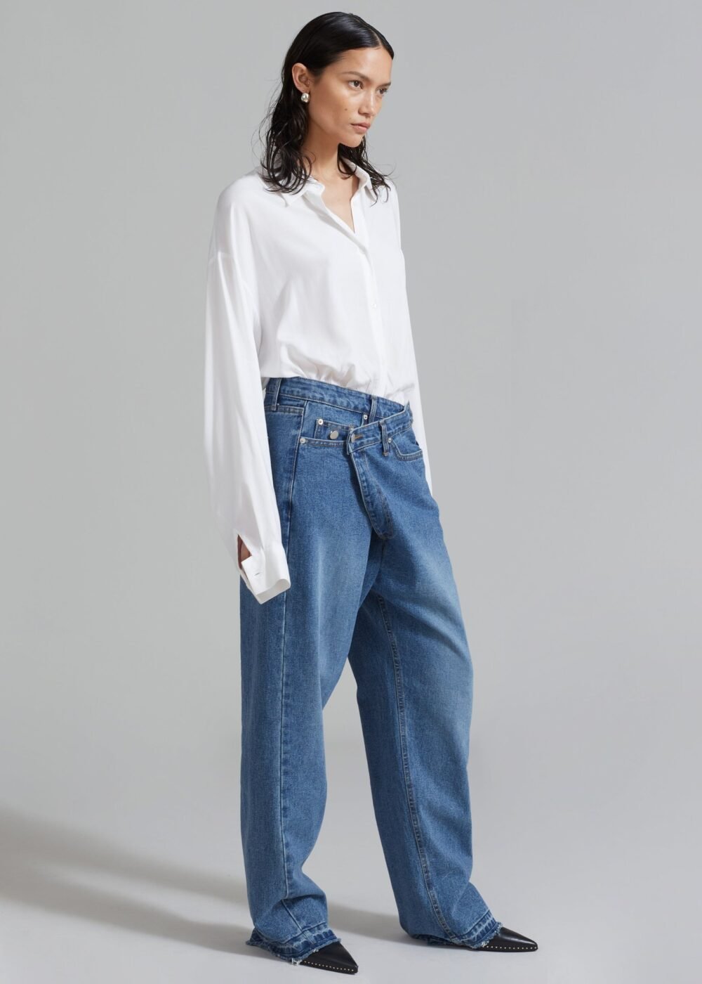 Denim Pants - Medium Wash - Image 5