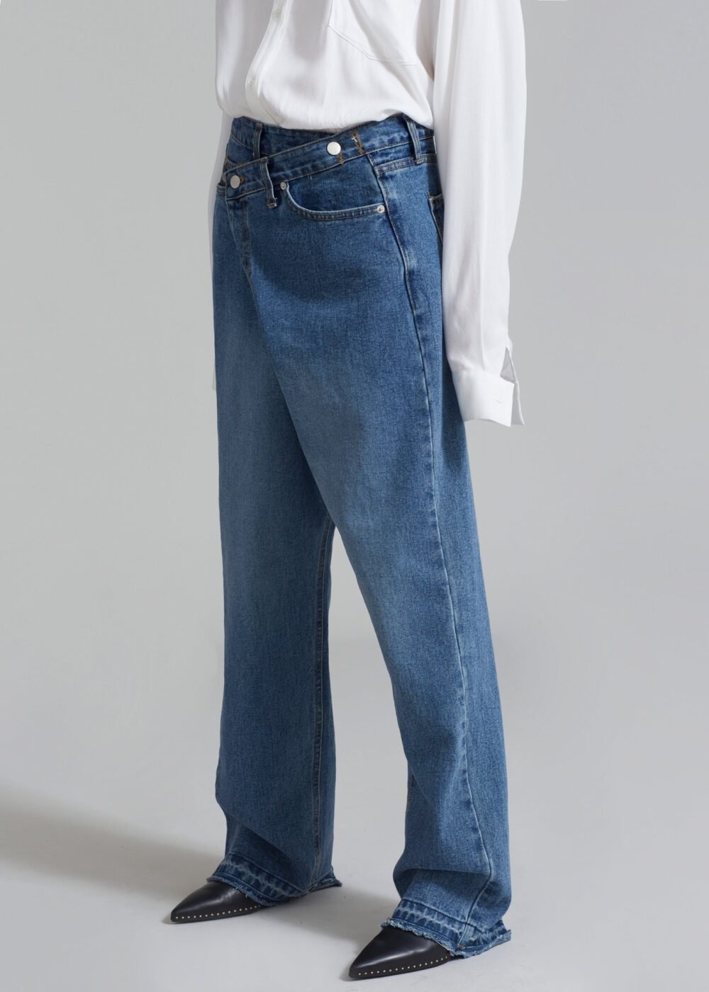 Denim Pants - Medium Wash - Image 3