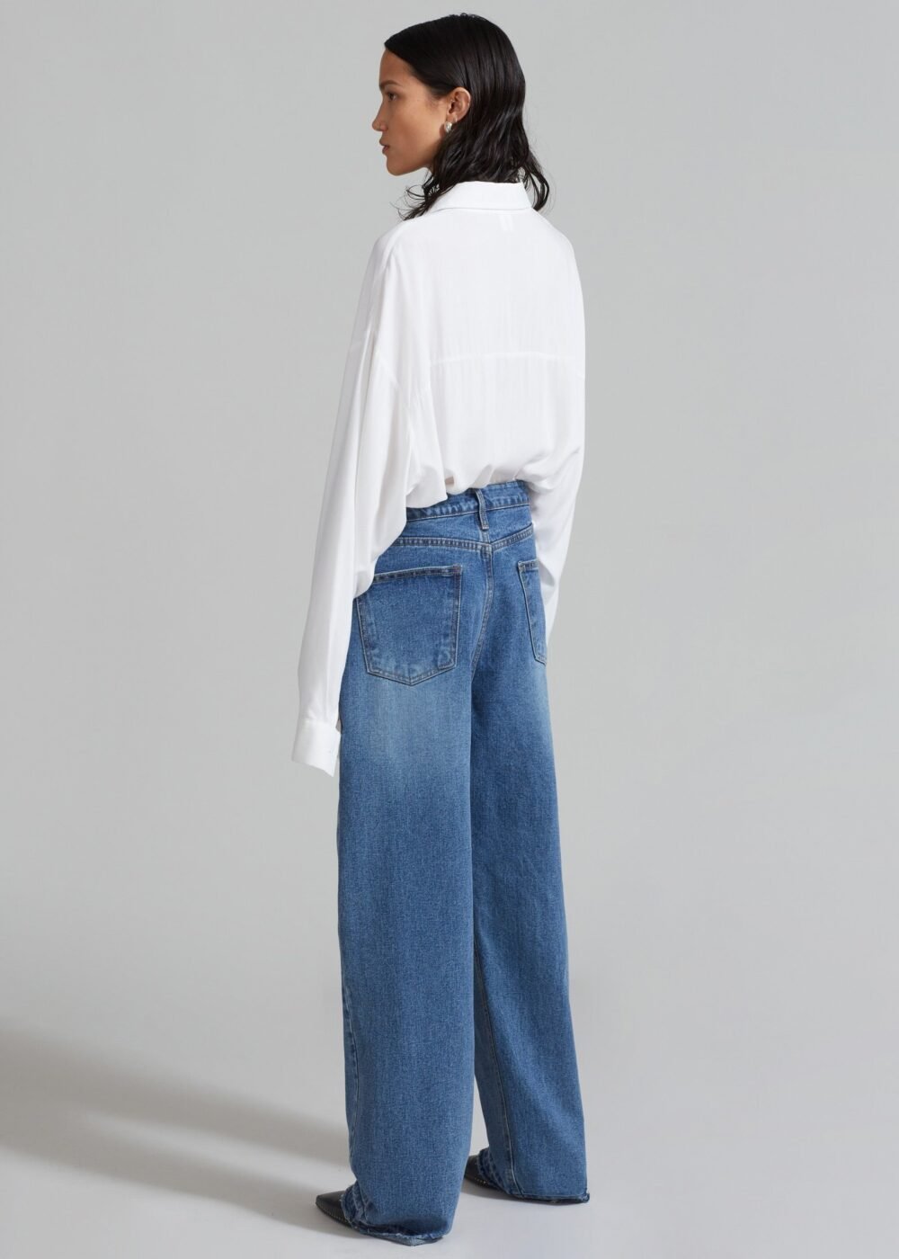 Denim Pants - Medium Wash - Image 6