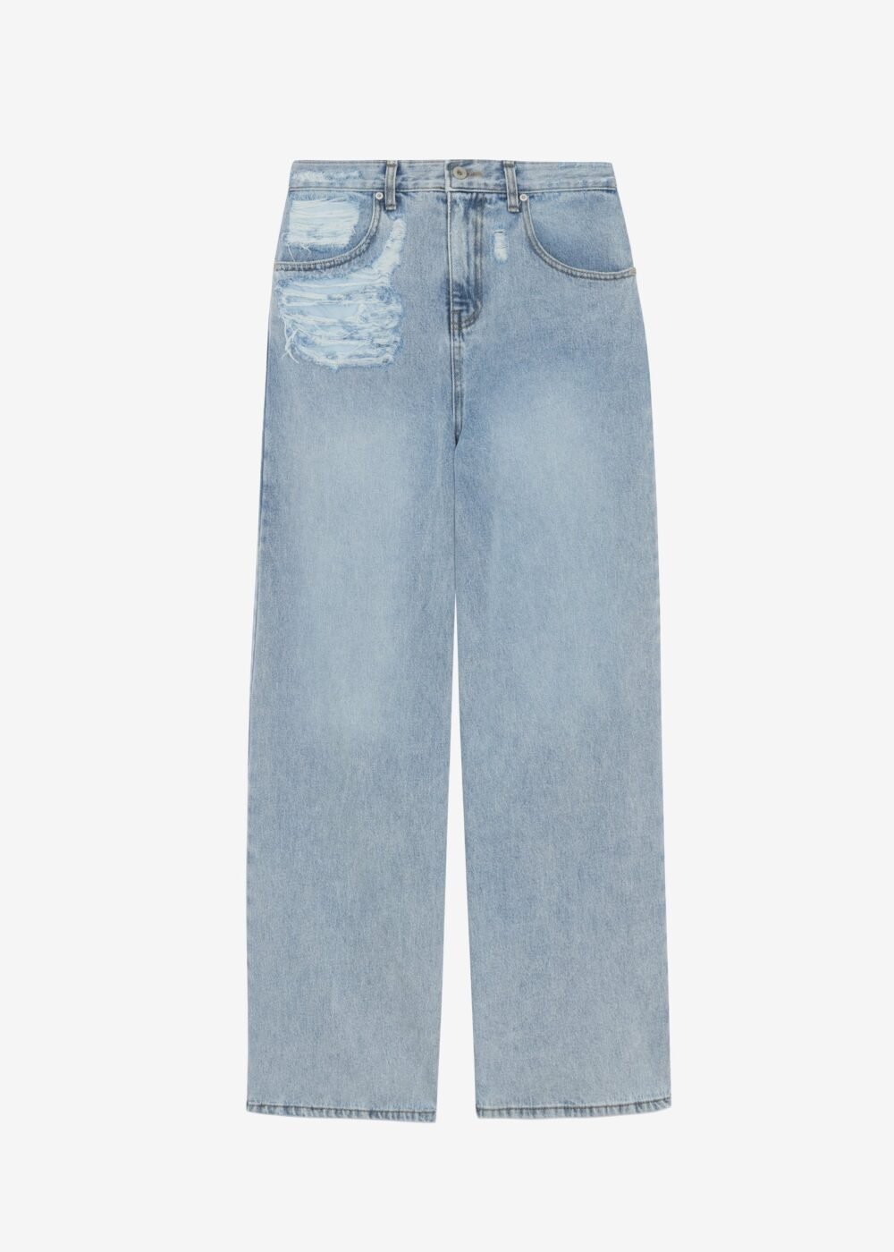 Ripped Jeans - Worn Wash - Image 9