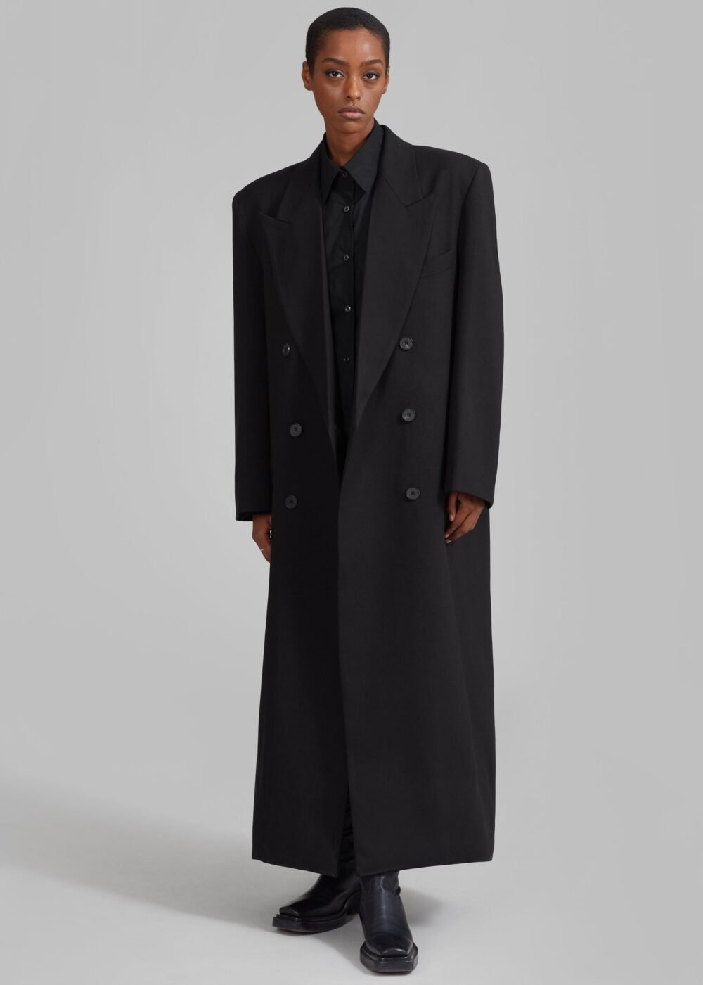 Long Coat - Black - Image 10