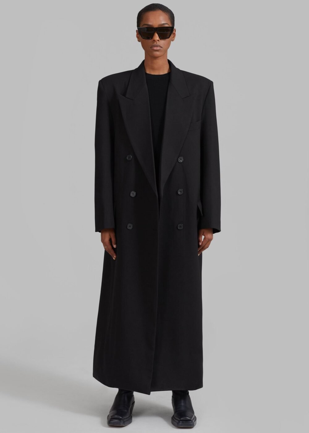 Long Coat - Black - Image 5