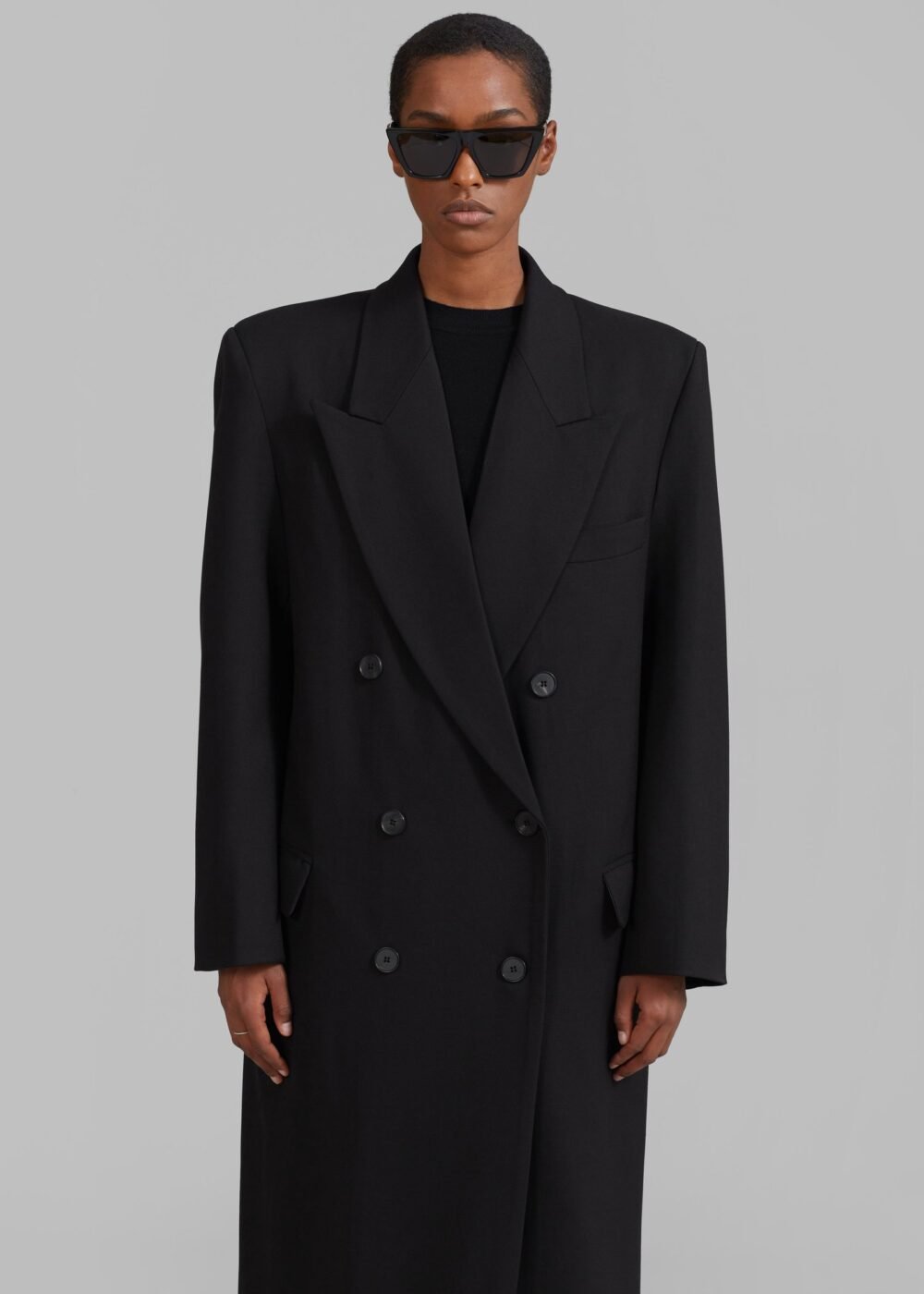 Long Coat - Black - Image 7