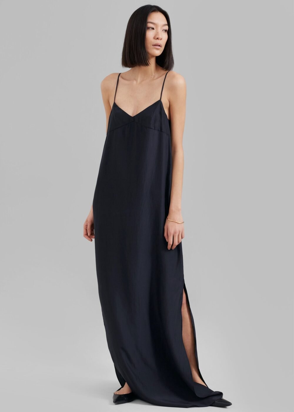 Sleeveless Maxi Dress - Navy