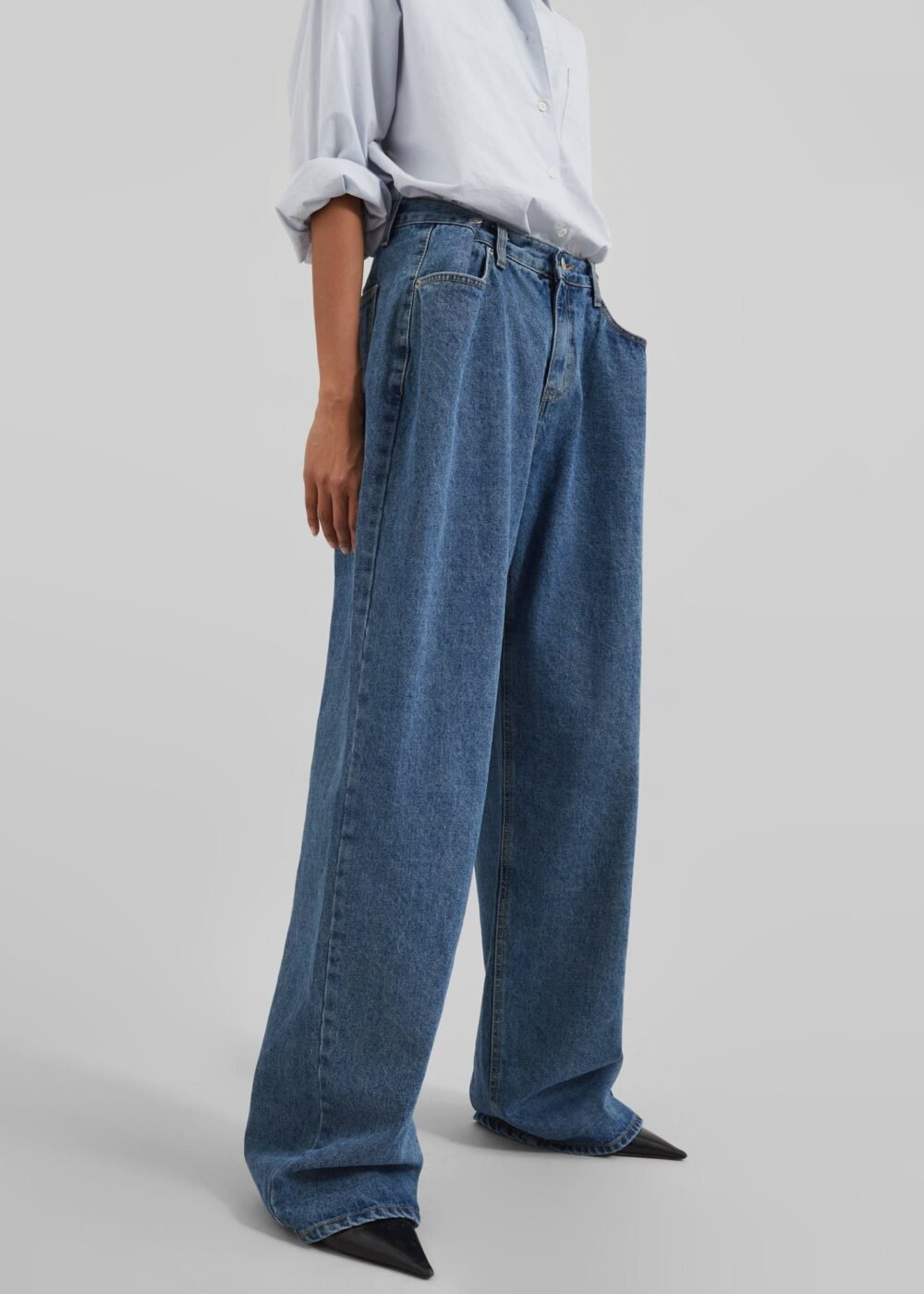 Denim Pants - Medium Wash - Image 2