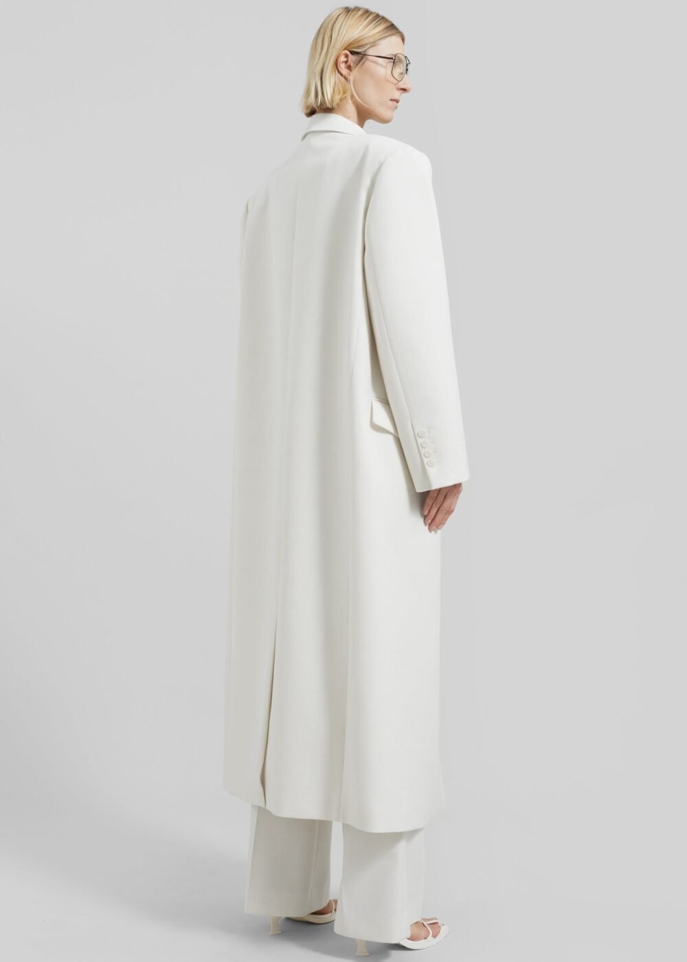 Long Coat - White - Image 10