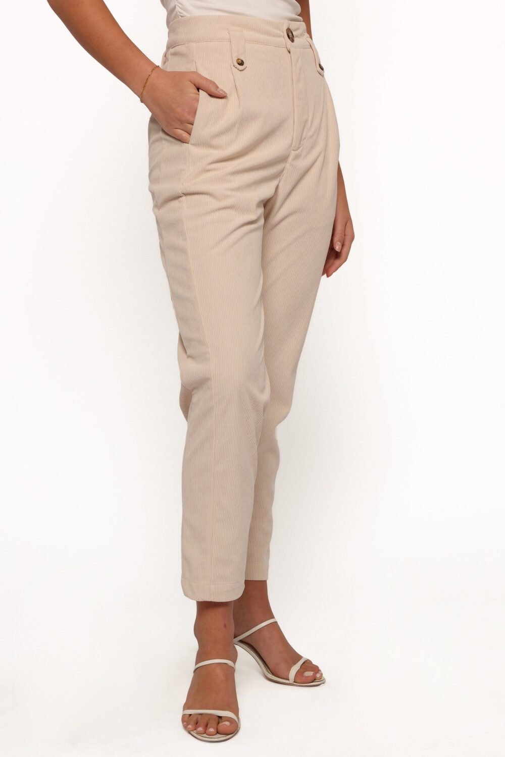 Cord Pant - Cream - Image 7