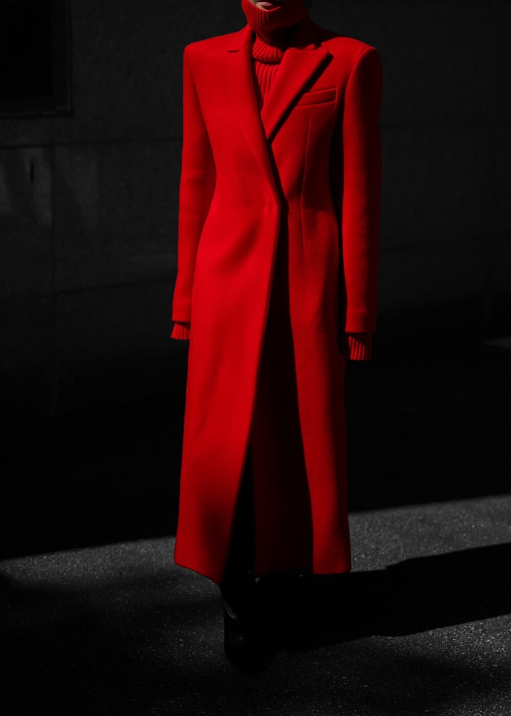 Long Coat - Red - Image 11