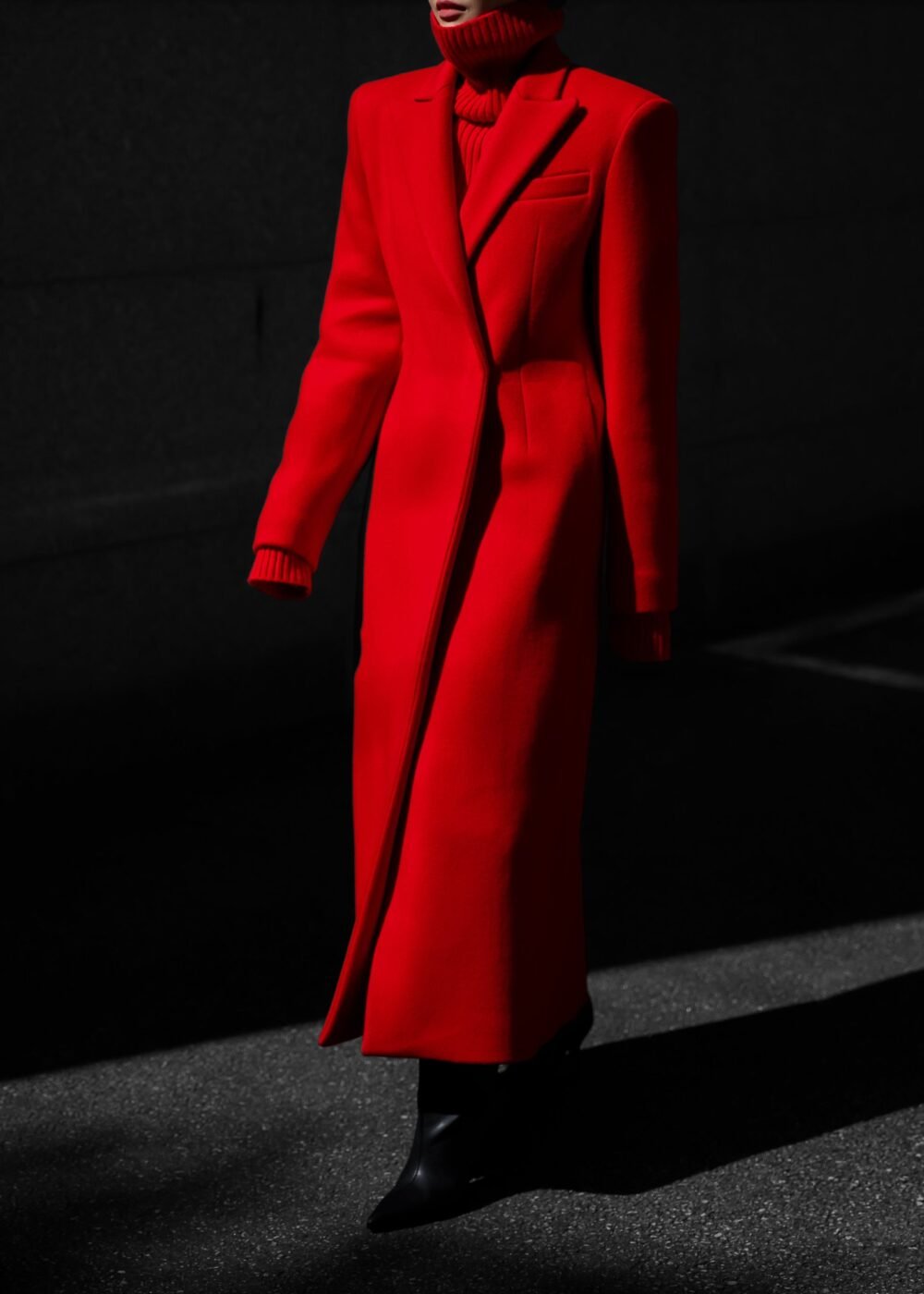 Long Coat - Red - Image 12