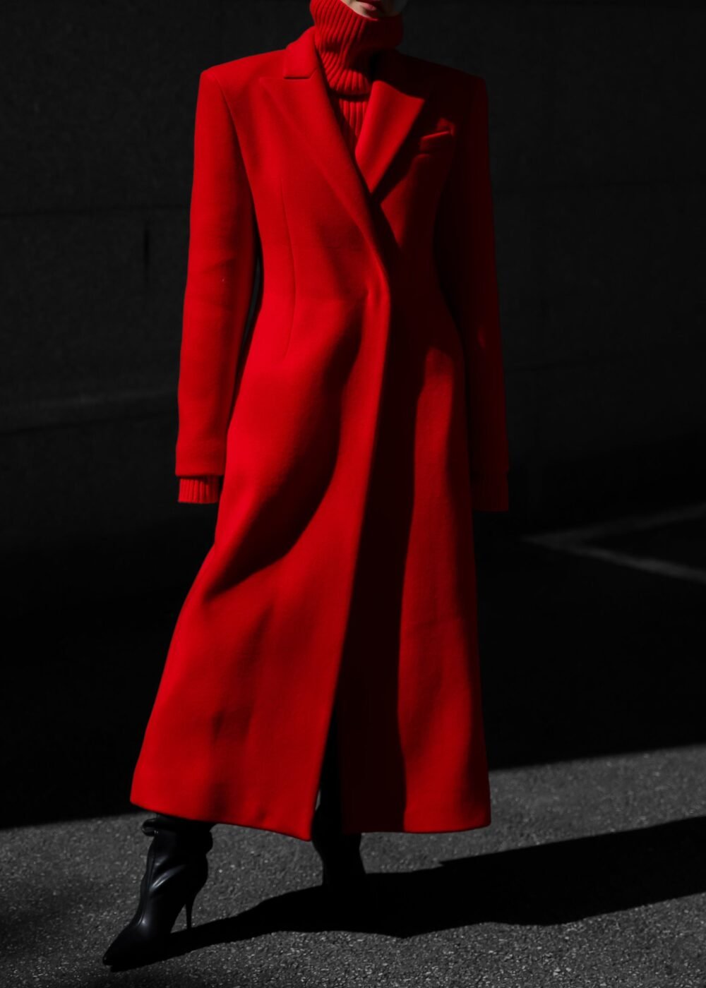 Long Coat - Red - Image 8