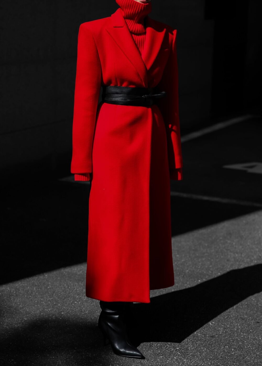 Long Coat - Red - Image 6