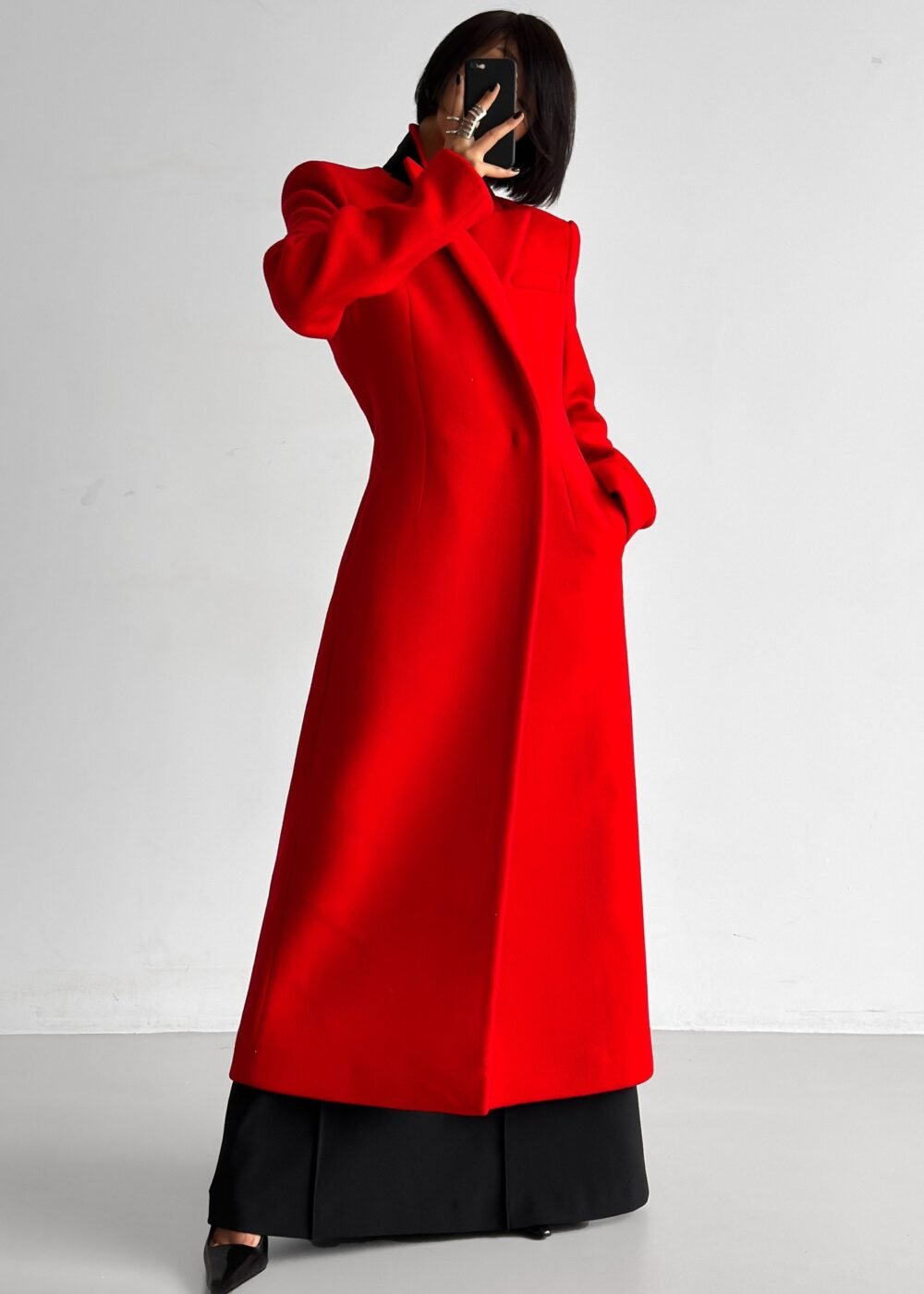 Long Coat - Red - Image 9