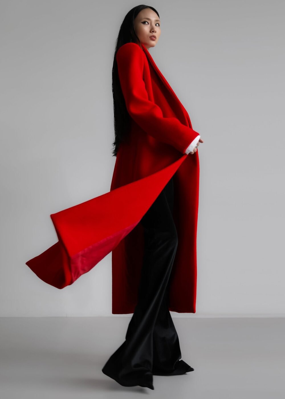 Long Coat - Red - Image 10