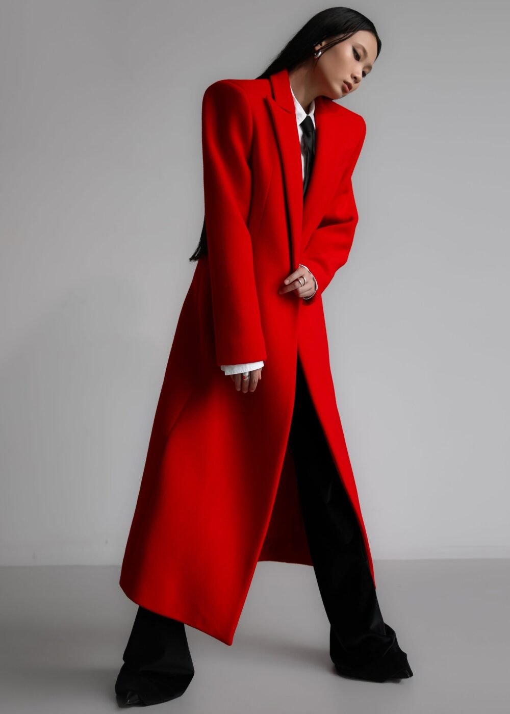 Long Coat - Red