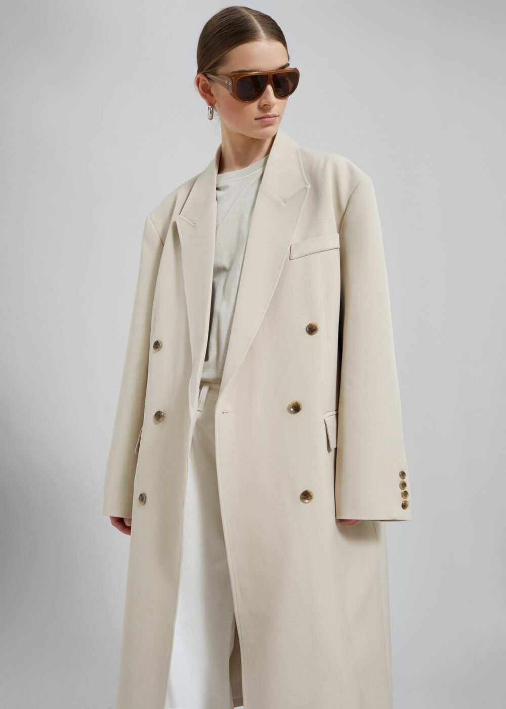 Coat - Beige - Image 2