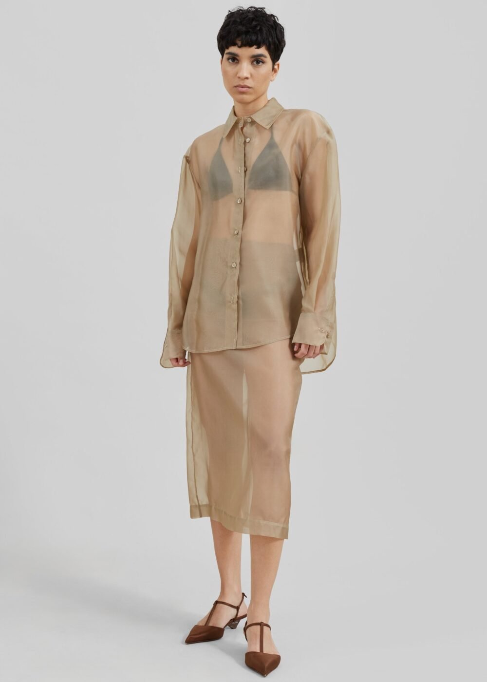 Sheer Shirt - Desert Sand - Image 6