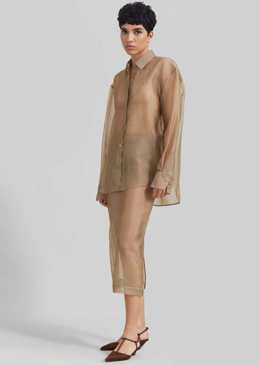 Sheer Shirt - Desert Sand - Image 3