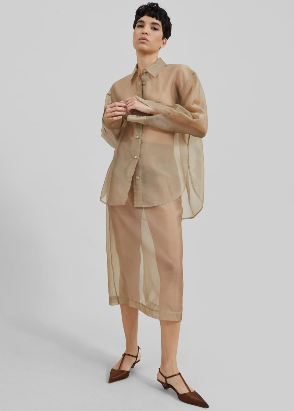 Sheer Shirt - Desert Sand - Image 2