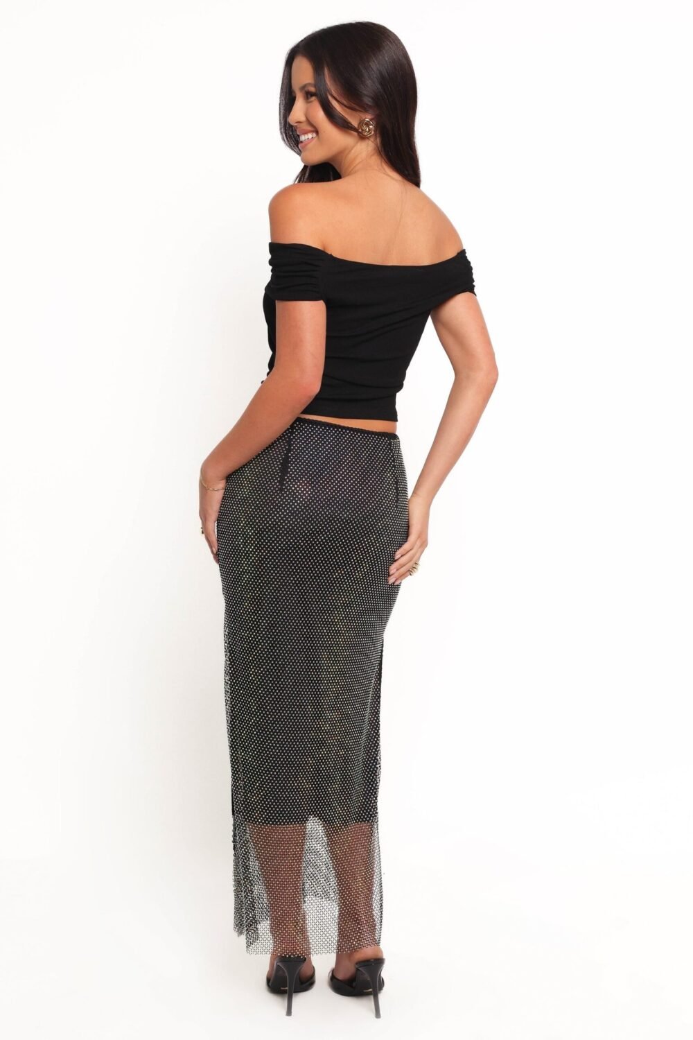 Midi Skirt - Black - Image 3