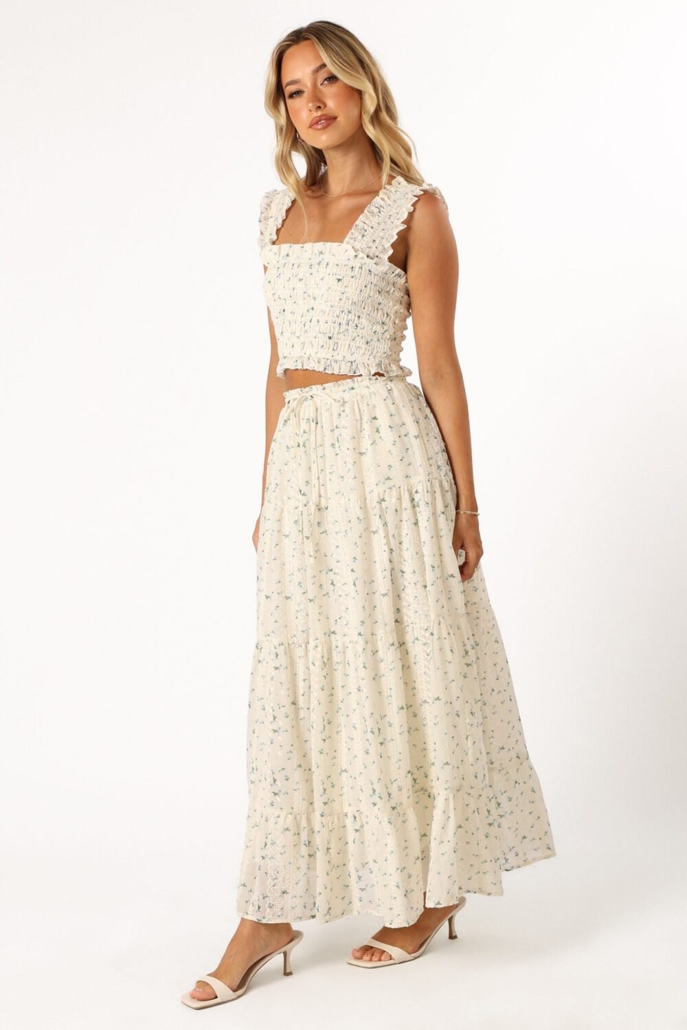 Maxi Skirt - Blue Floral - Image 6