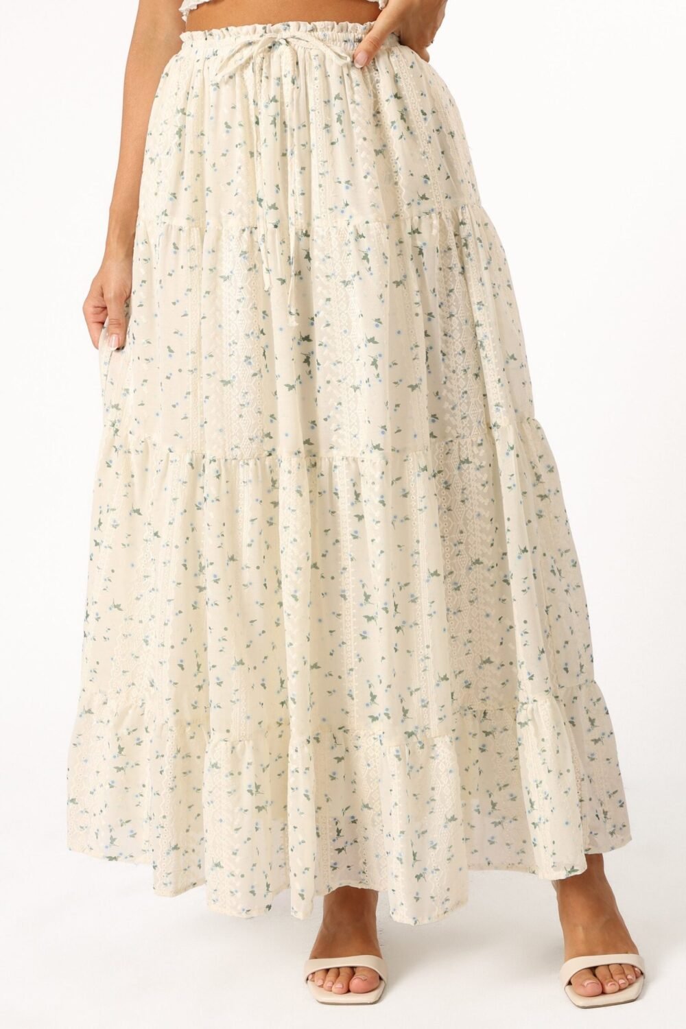 Maxi Skirt - Blue Floral - Image 4